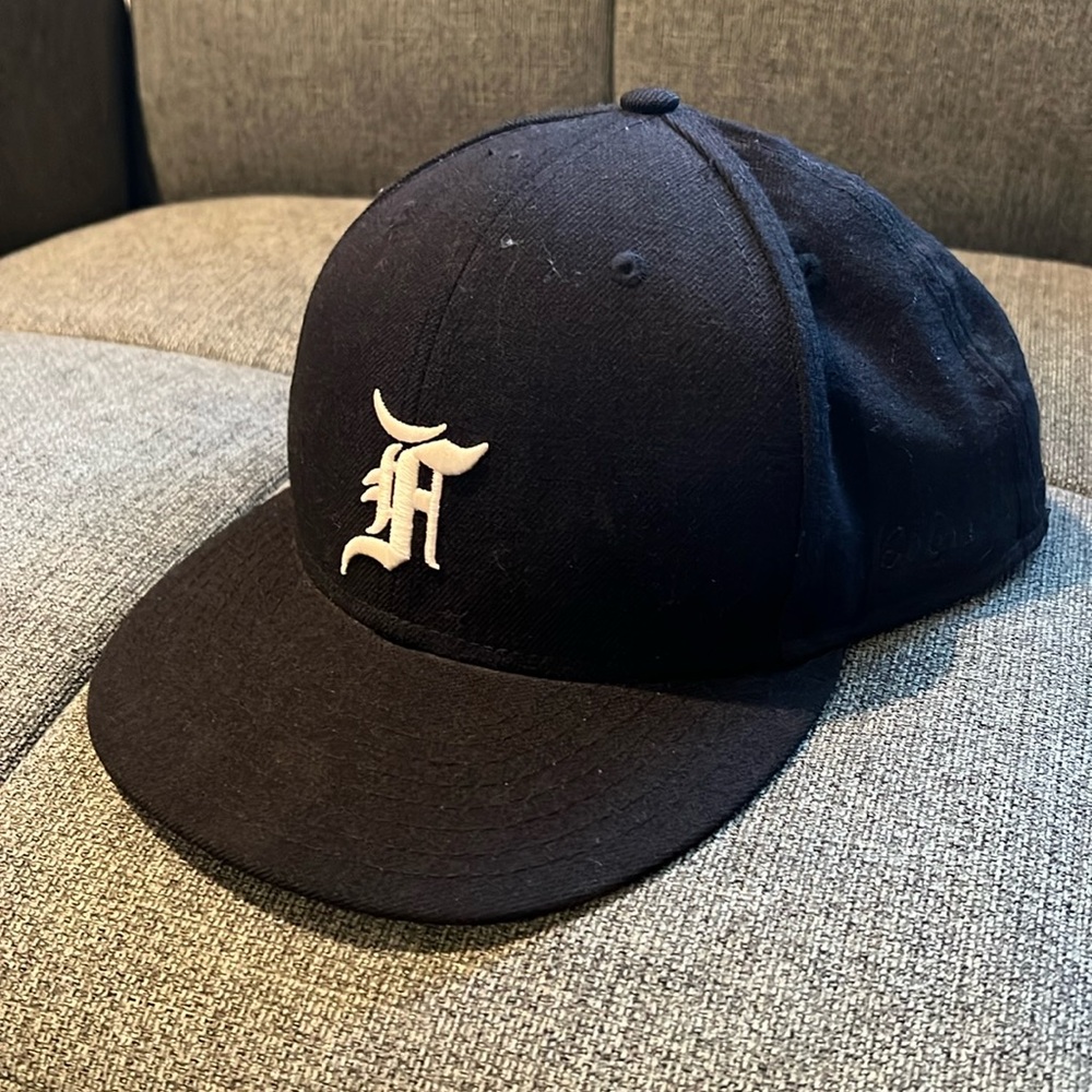 Fear of God fitted hat black
